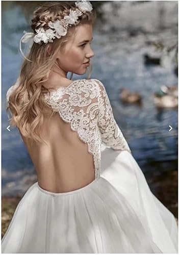 Miniatura 2 de Sweetheart Strapless Mermaid Lace Wedding Dresses for Bride Beading Satin Bridal Gowns