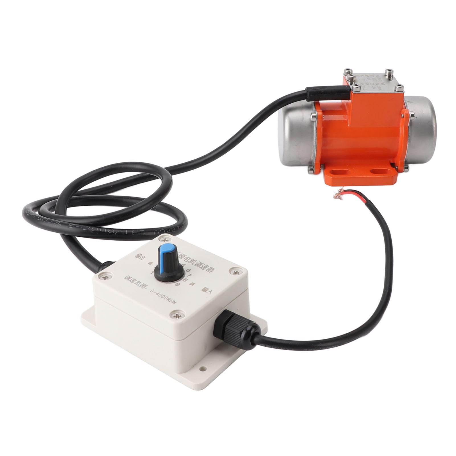 Pongnas Motor de Vibración de Hormigón sin Escobillas de 24 V CC con Control de Velocidad Aleación de Aluminio IP65 para una Compactación Eficiente del Hormigón (15W)