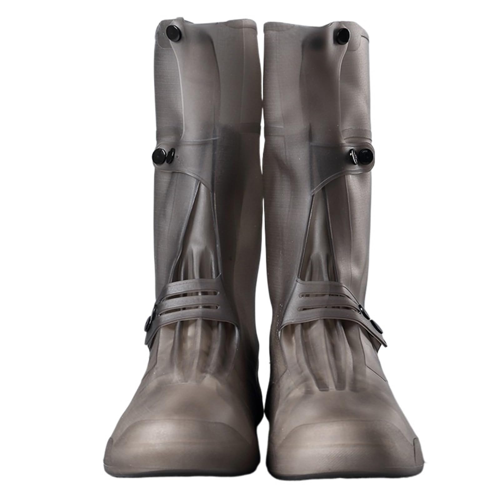 Cubre Zapatos Impermeable Botas de lluvia inyección una moldura, antideslizantes, gruesas, resistentes al desgaste, zapatos senderismo for adultos aire libre, cubierta impermeable for