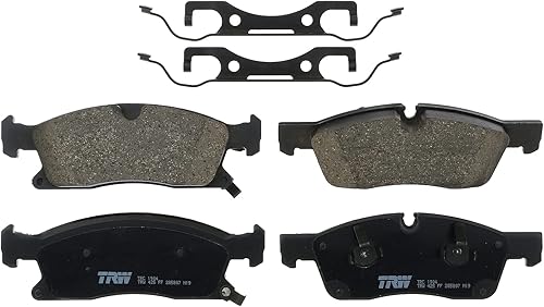 TRW Pro TRC1904 Juego de pastillas de freno de disco para Jeep Grand Cherokee 2016-2020, delanteras y otras aplicaciones