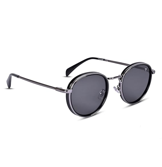 Voyage Round Polarized and UV Protected Sunglasses for Men & Women