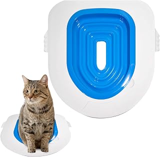 treinamento do banheiro para gatos | Assento treinamento vaso sanitário gatinho,Sistema treinamento para treinar um gato ou gatinho profissionalmente usando pratos Aferzov