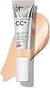 It Cosmetics CC+ Cream - Natural Full Coverage Foundation With SPF 50+, Color Corrector & Anti-Aging Hydrating Serum, Hyaluronic Acid + Peptides, Lightweight Up To 24H Wear, All Skin Types