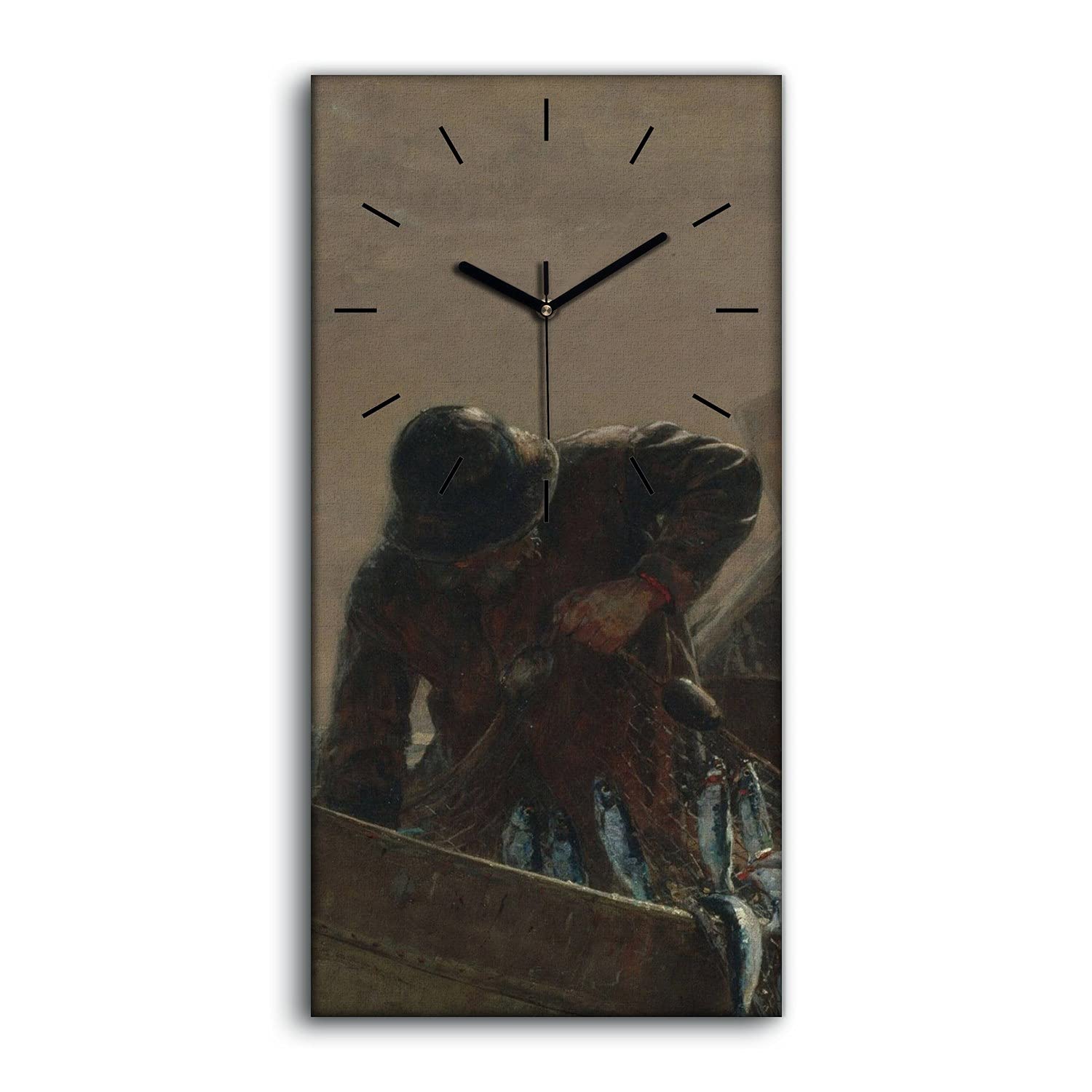 Horloge sur Toile Ne Pas Tic Tac en Silence Image Winslow Homer