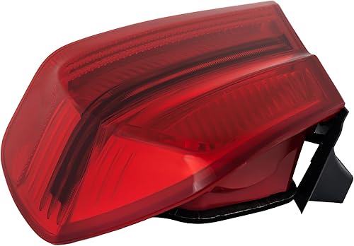 Miniatura 9 de Evan-Fischer - Lente de luz trasera y carcasa compatible con BMW 323i 2006-2008 Outer Sedan lado del pasajero