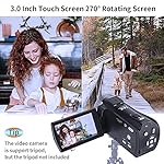 ORDRO Camcorders HDV-V12 HD 1080P Video Camera Recorder Infrared Night Vision Camera Camcorders with 16G Memory Card and 2 Batteries - Image 4