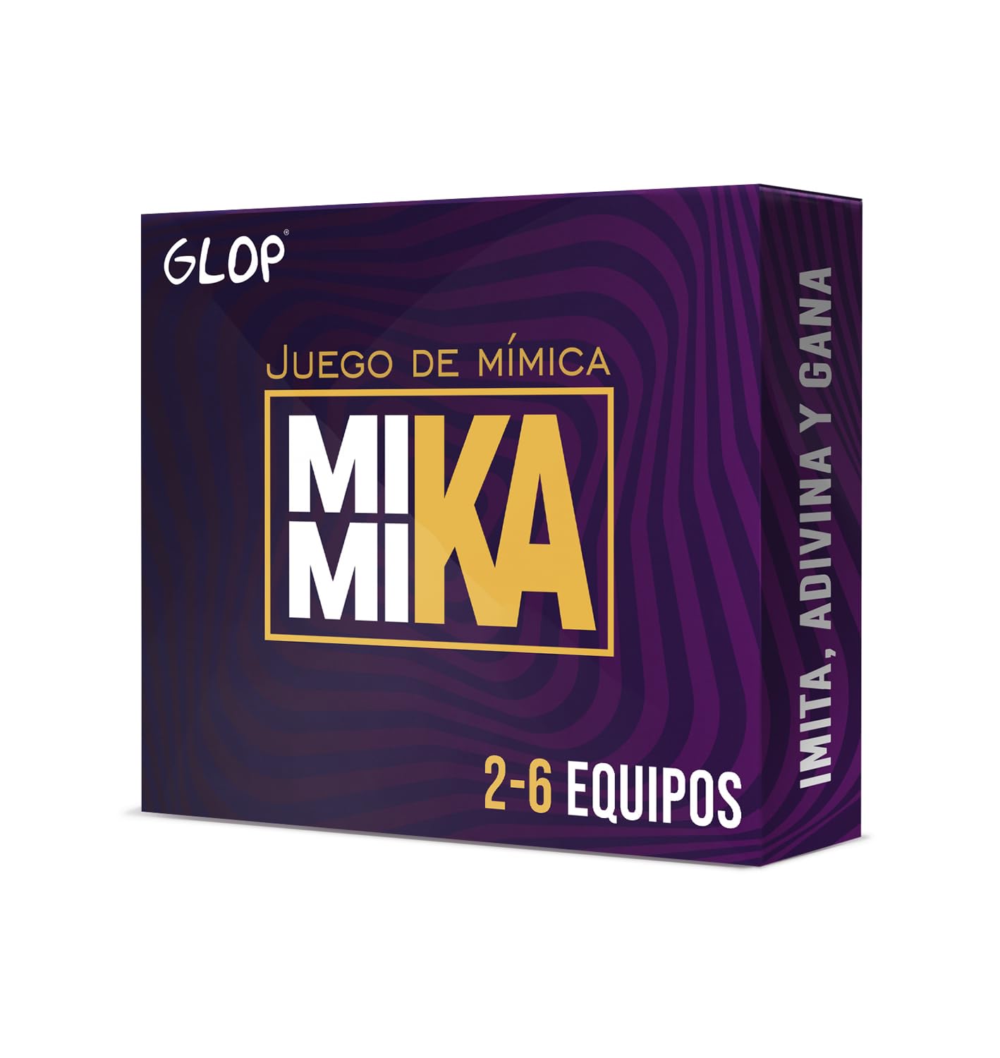 Glop Mimika, Juegos de Mesa para Adultos, Niños a Partir de 8 Años, Juego de Gestos y Mimica, Ideal para Familias, Amigos, Noches de Juego, Cumpleaños y Reuniones Navideñas, Fácil de Aprender.