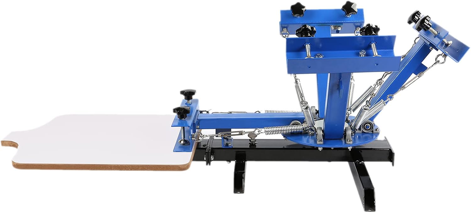 Hot Press,Silk Screen Printing Machine 21.7 X 17.7 Inch/55x45cm Stable and Durable DIY Kit for T-Shirt Press Printer Equipment