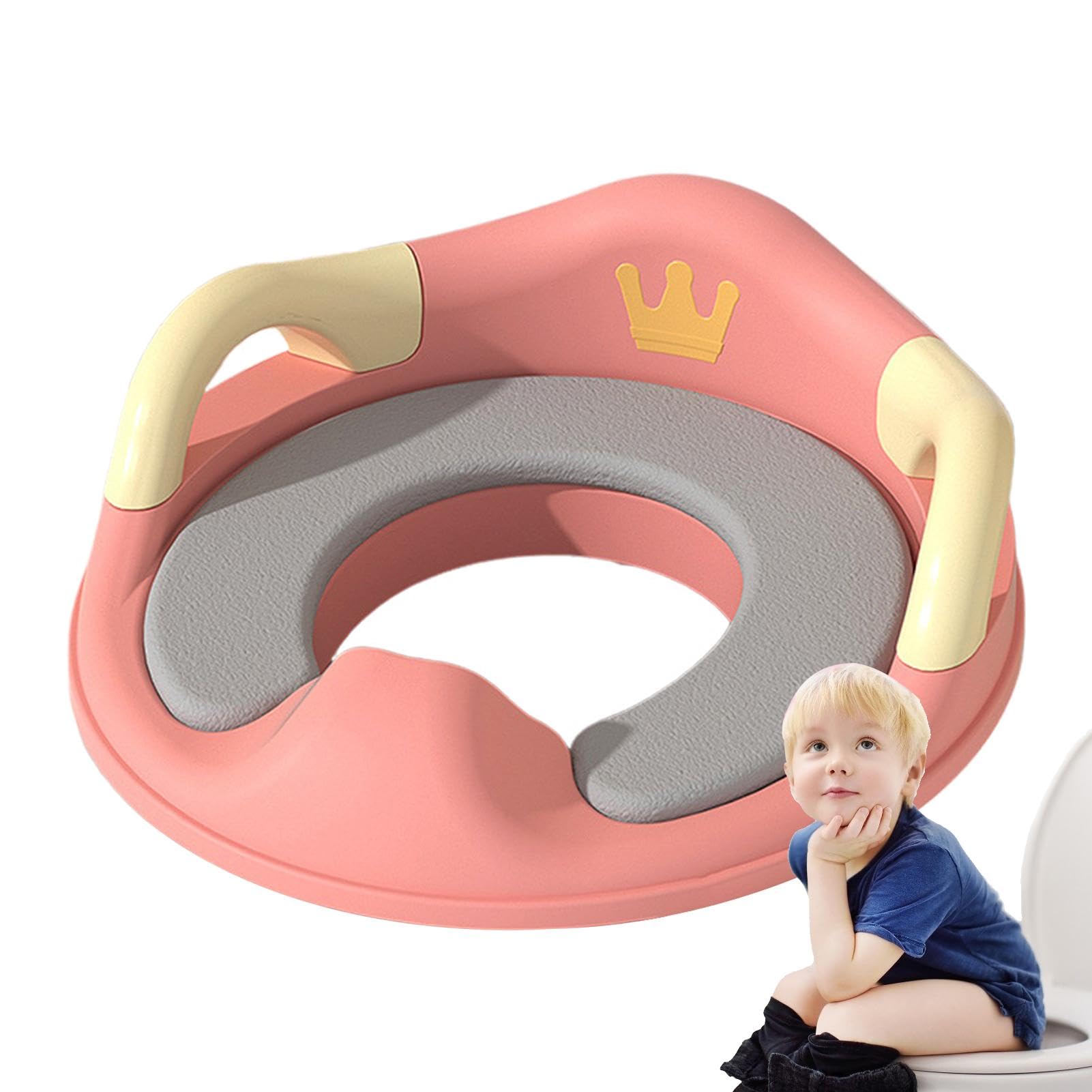 Kids Toilet seat | Child Toilet Training seat | Detachable Toddler Toilet seat, Secure Grip Potty seat, Foldable Toddler Toilet seat, Portable Potty seat with Handle, Potty Training aid for