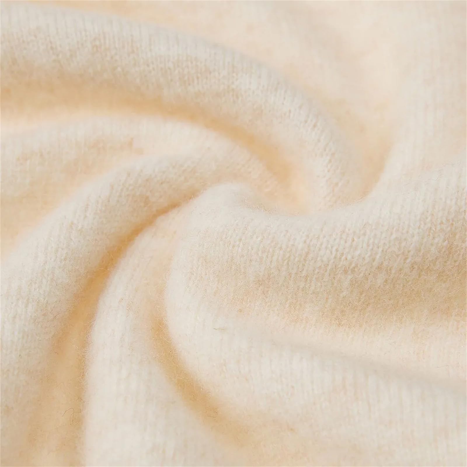 Maglione da Donna in Cashmere Lavorato A Maglia 100% Lana Merino O-Collo Pullover Vintage Autunno Inverno Caldo