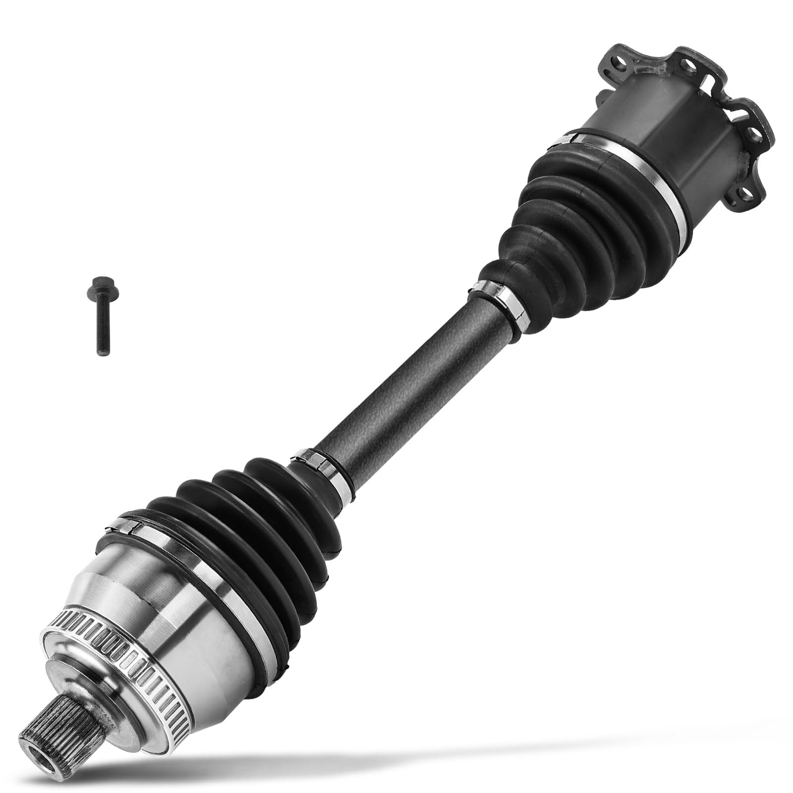 Frankberg 2x Eje motriz Eje de transmisión Caja de cambios manual con ABS Ring Eje delantero Compatible con Galaxy WGR 1.9L-2.8L 1995-2006 Alhamb.ra 7V8 7V9 1996-2010 Replace# 7M3407271
