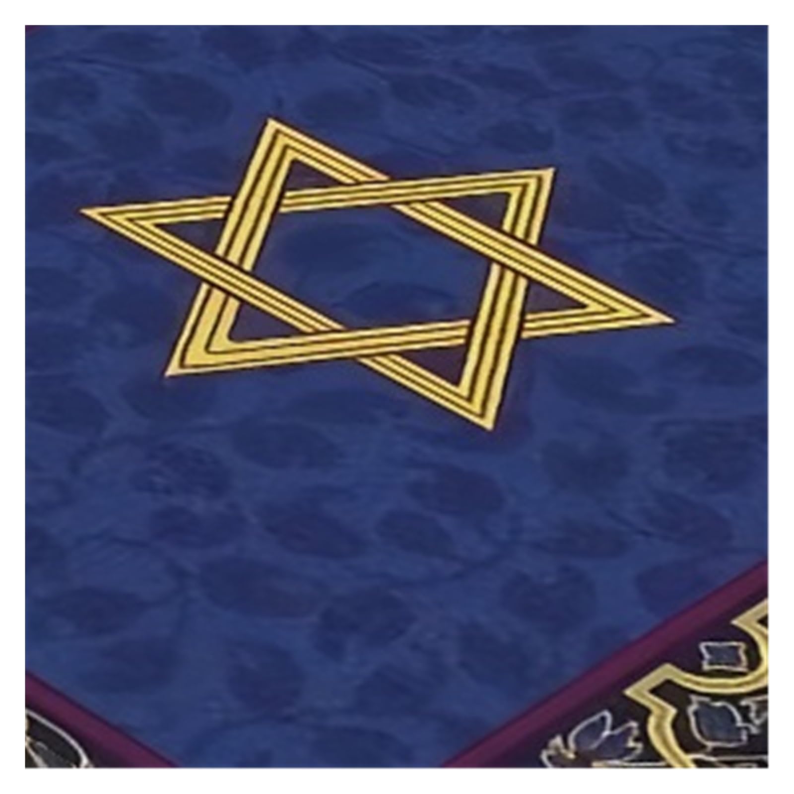 Nodrest 1PC Tablecloth Holiday Party Decor Print Kitchen Dining Table Cloth Passover Decoration(140x300cm)
