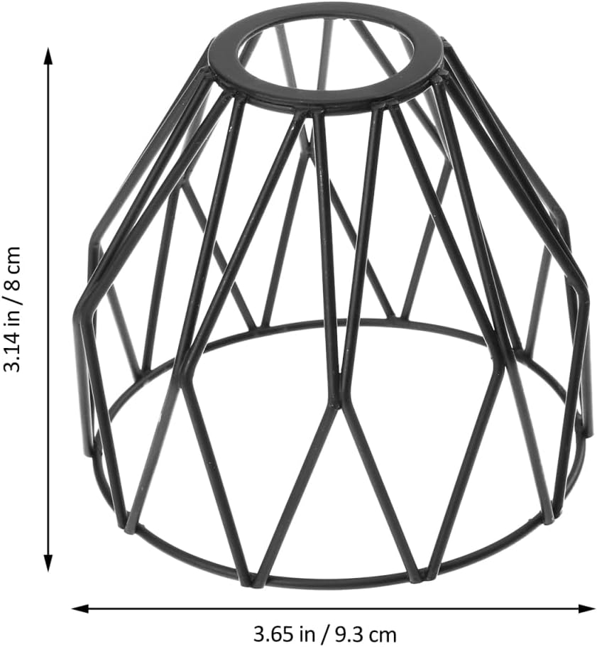 ORFOFE Iron Art Lamp Shade Decorative Ceiling Lamp Accessory for Home Bar and Aisle Simple Chic Design Easy Installation Iron Material for Use
