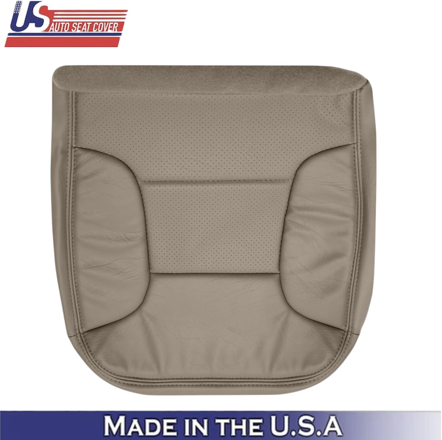 1992-1996 fits Ford Bronco Eddie Bauer Leatherette Driver Side Seat Covers Tan