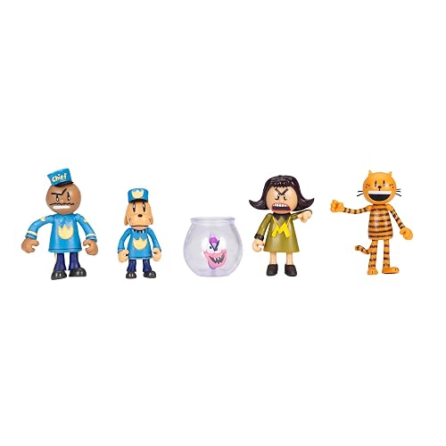 Dog Man 2.5" Inch Figures 5-Pack Multipack from Jakks Pacific's Wave #3