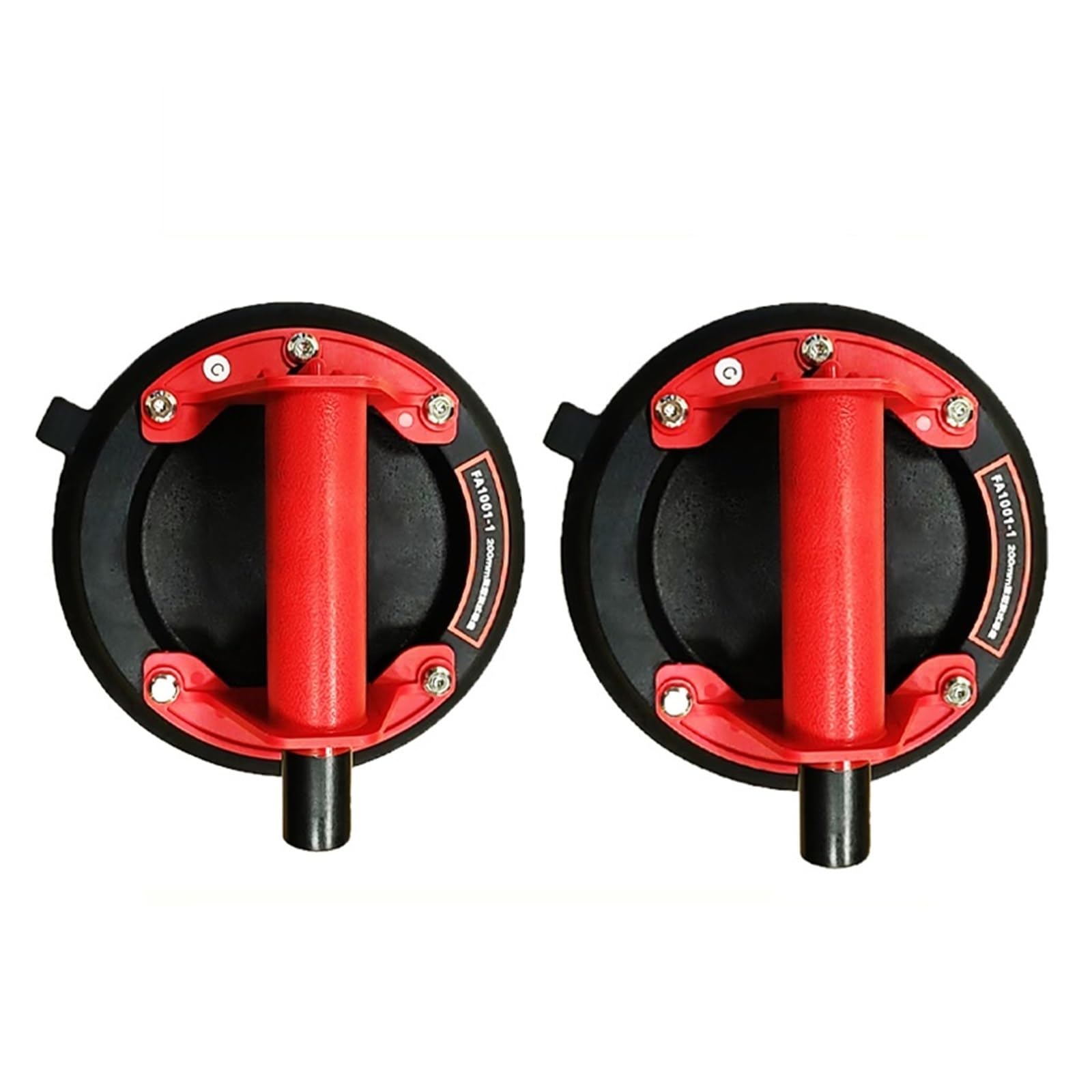 Glass Suction Cups 8 inch Vacuum Suction Cup 200 kg Carrying Capacity Heavy Duty Lifter Hand Pump Suction Cup for Granite Tile Glass Manual Lifting(2 PCS)