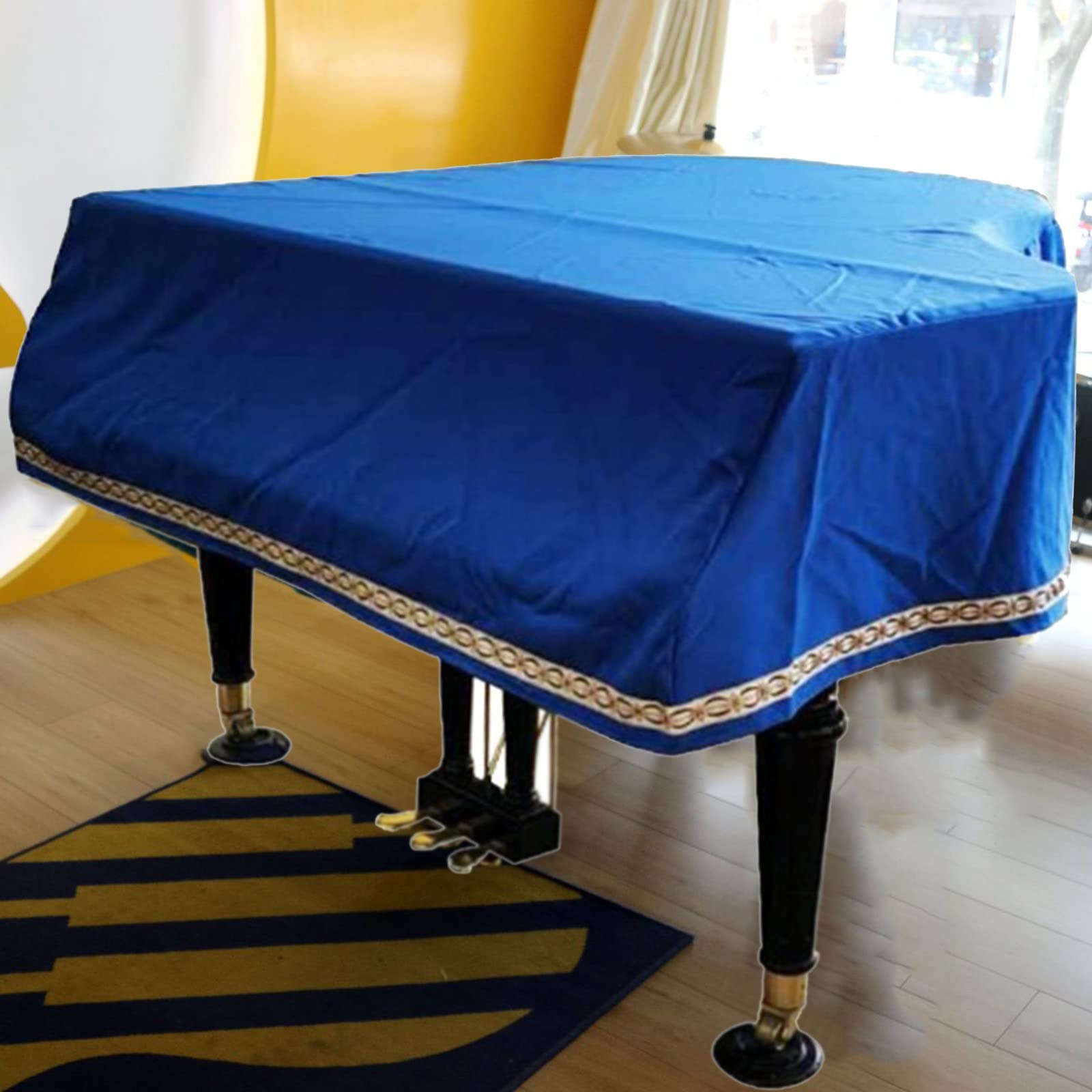 Klavierabdeckung, Verdickte Flügelabdeckung – Wasser- Und Staubdichte Flügelabdeckung, Mit Optionaler Kombination Aus Hockerabdeckung/B/200Cm(78.7In)