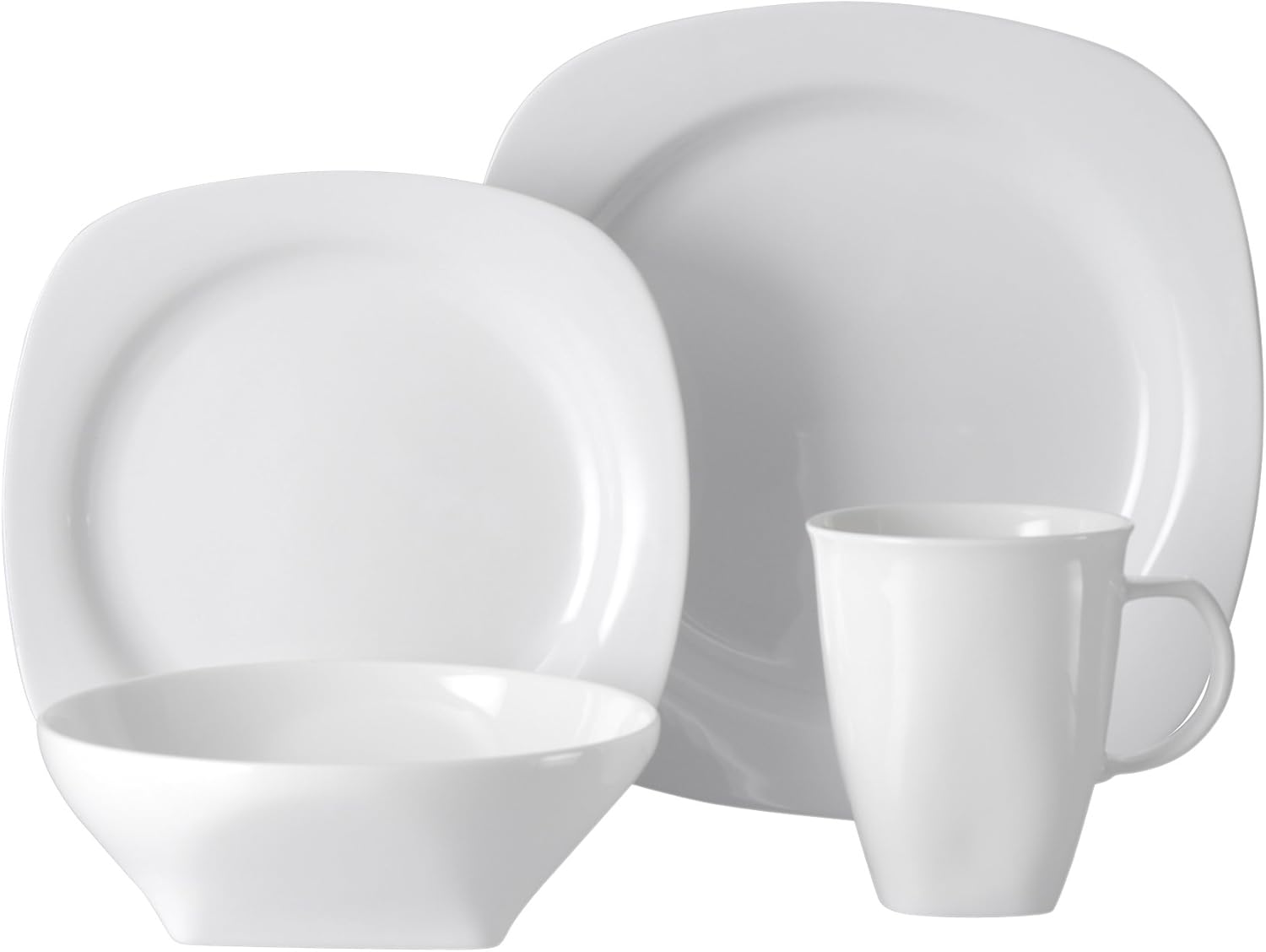 Oneida Chef's Table Soft Square 16 Piece Service for 4