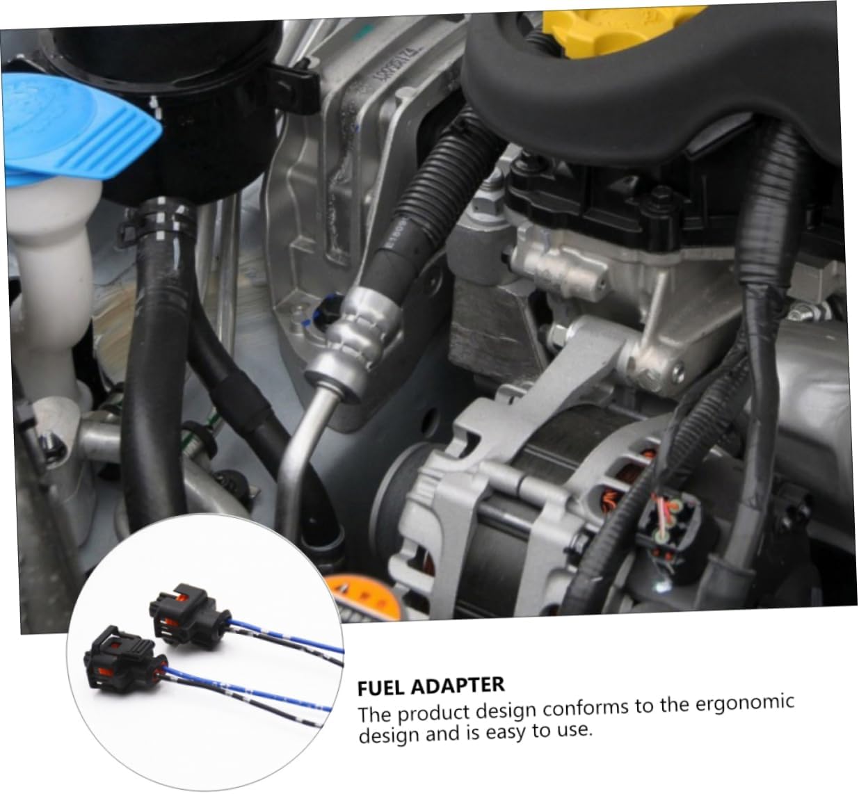 Alipis 4pcs Injector Connector Plugs High Efficiency - Nozzle Adapter for Easy Installation and Car Use