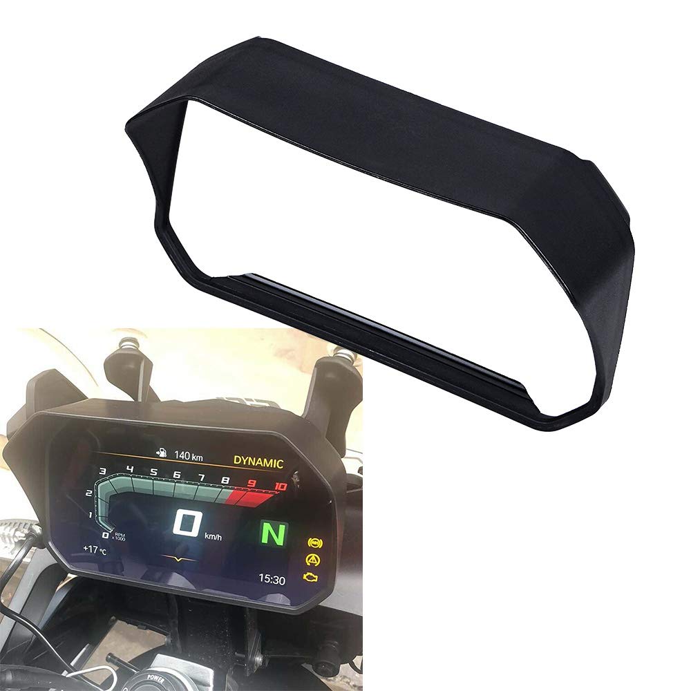 Sun Visor Instrument Panel Matte Black Compatible with 2018-2019 BMW R1200GS LC/ADV R1250GS LC/ADV Adventure F750GS F850GS Display Cover