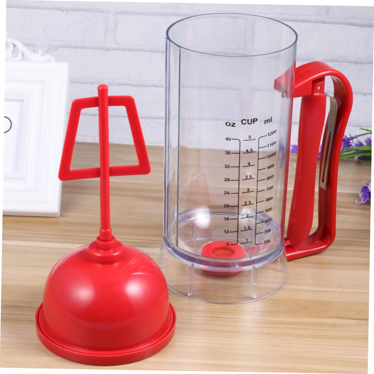 YARNOW Dispensador De Panqueques Separador De Grasas Dispensador De Masa Para Panqueques Herramienta Para Hornear Dispensador De Masa Para Pasteles Eléctrico Amasadora