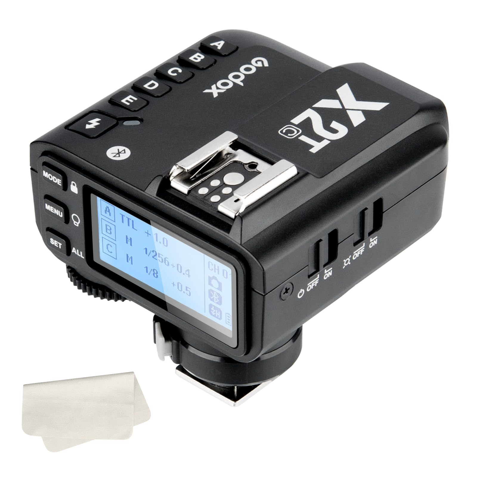 Godox X2T-C 2.4G Wireless Flash Trigger Transmitter with E-TTL II HSS 1/8000s Group Function LED Control Panel Firmware Update