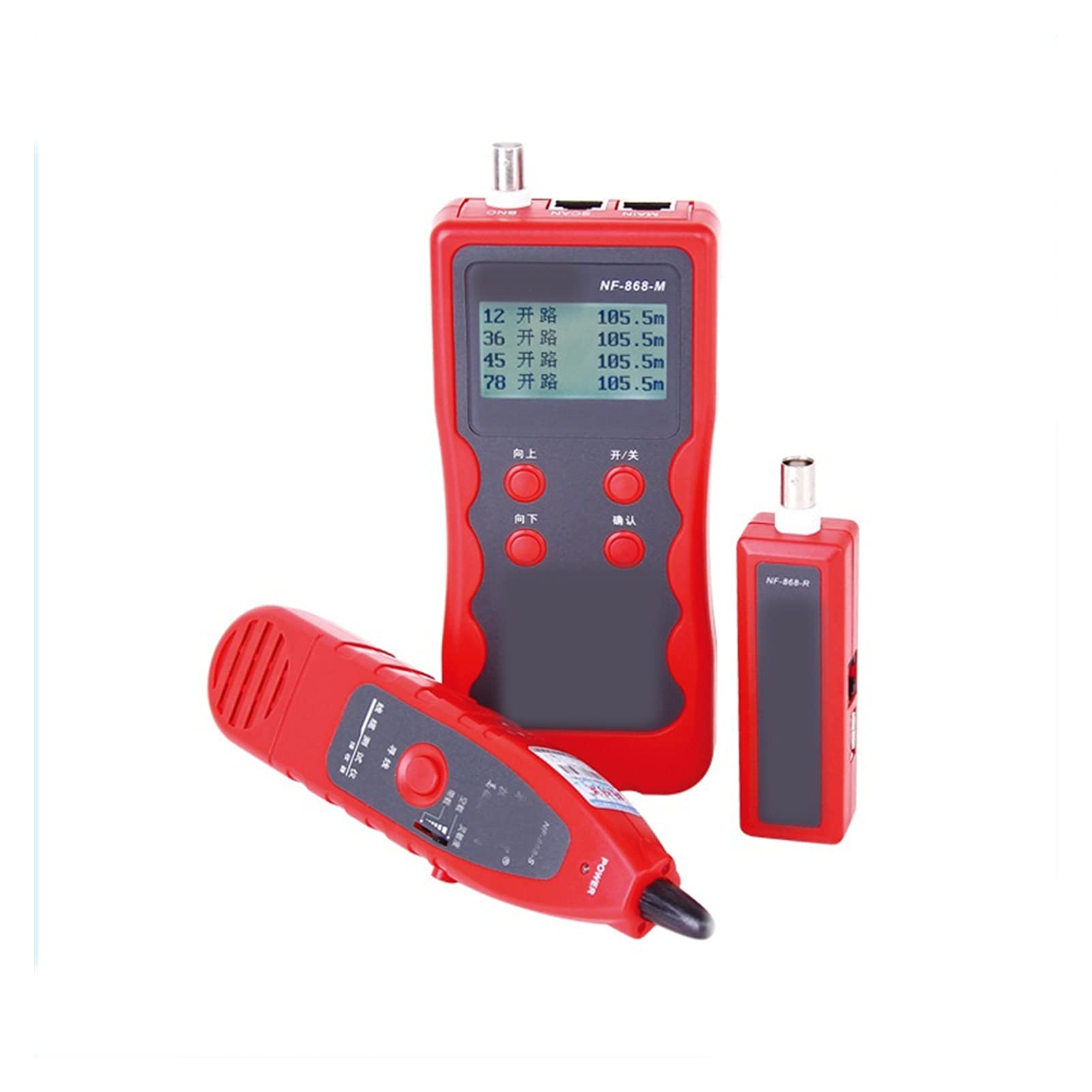 Detector de pared, Línea Finder Sin ruido Cable Longitud Tester Network Cable Línea Teléfono Línea Cable Coaxial Sin ruido