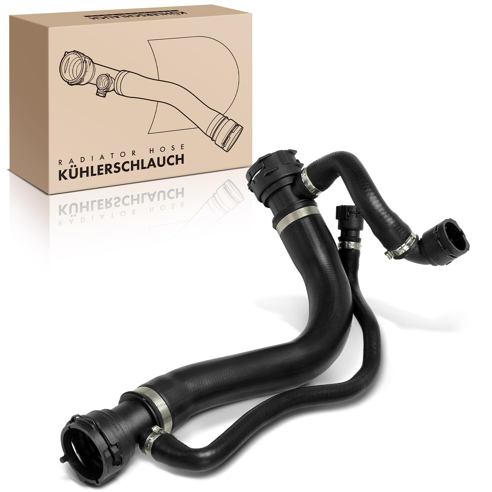 Frankberg Tubo radiatore in EPDM parte superiore nera codice 17127519248