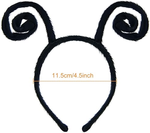 Miniatura 2 de Coopay Paquete de 12 diademas de antena de mariposa, diadema de caracol, diadema de alienígena, accesorios para el cabello de mariposa, diadema de