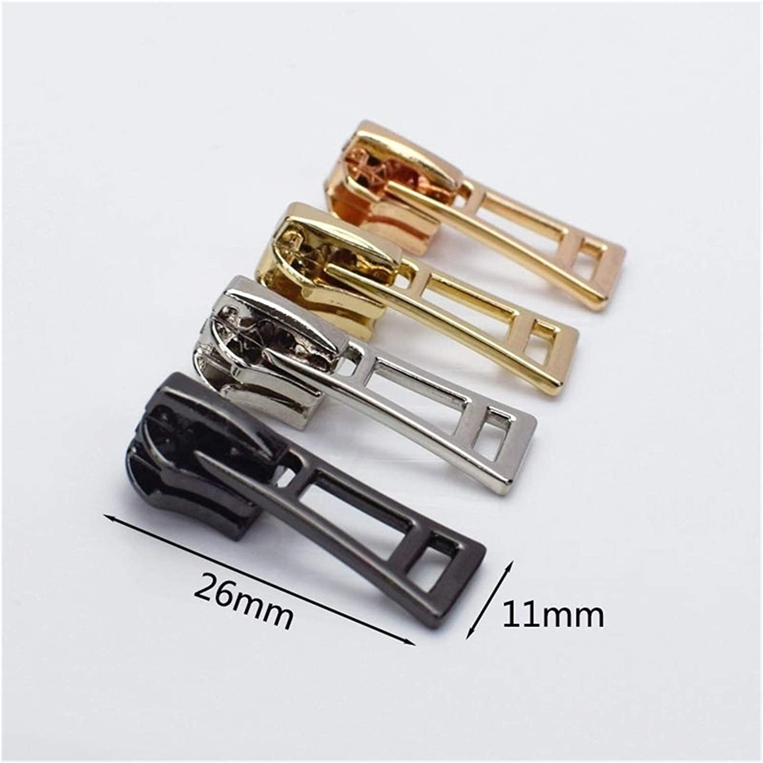 Kit de reparación de cremalleras, Deslizador de cremallera de repuesto, 5 piezas 103#, kit de reparación instantánea de cabezales de cremallera for ropa, bolsos, accesorios de reparación de cremallera