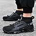 Mens High Top Water Shoes Breathable Hiking Shoes Quick Drying Sports Aqua Barefoot Shoes Anti-Slip Climbing Shoes Outdoor Fishing Shoes Fashion Men's Shoes (Color : Black, Size : 12)