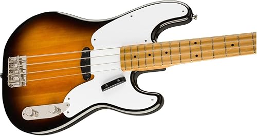 Miniatura 8 de Squier Classic Vibe Precision Bass, 2 colores Sunburst, diapasón de arce