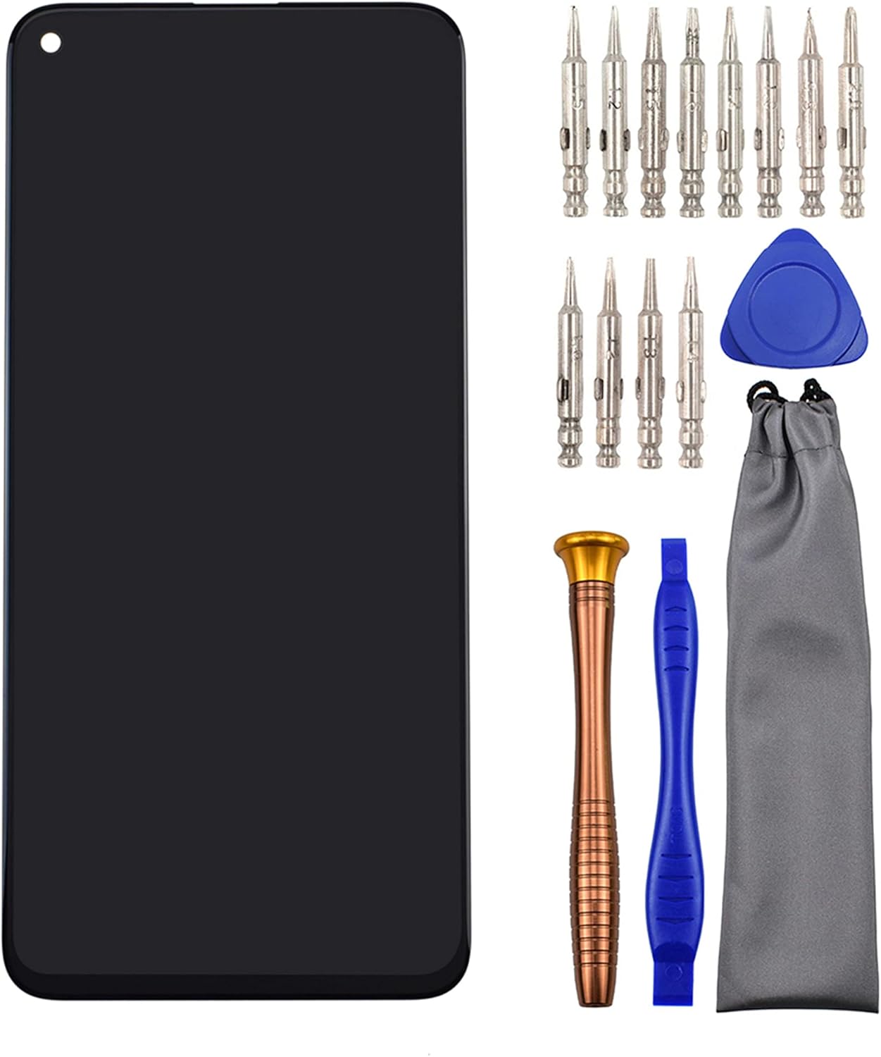 Sunways Complete Screen Repair LCD Digitizer Screen Replacement for Huawei Y7p ART-L29 ART-L28 Play 4T AKA-AL10 AKA-TL10 Black