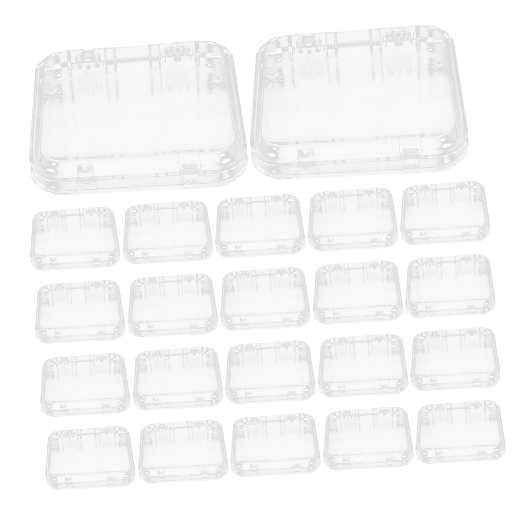 Boîte de rangement transparente 24 cases pour ne plus perdre vos faux ongles