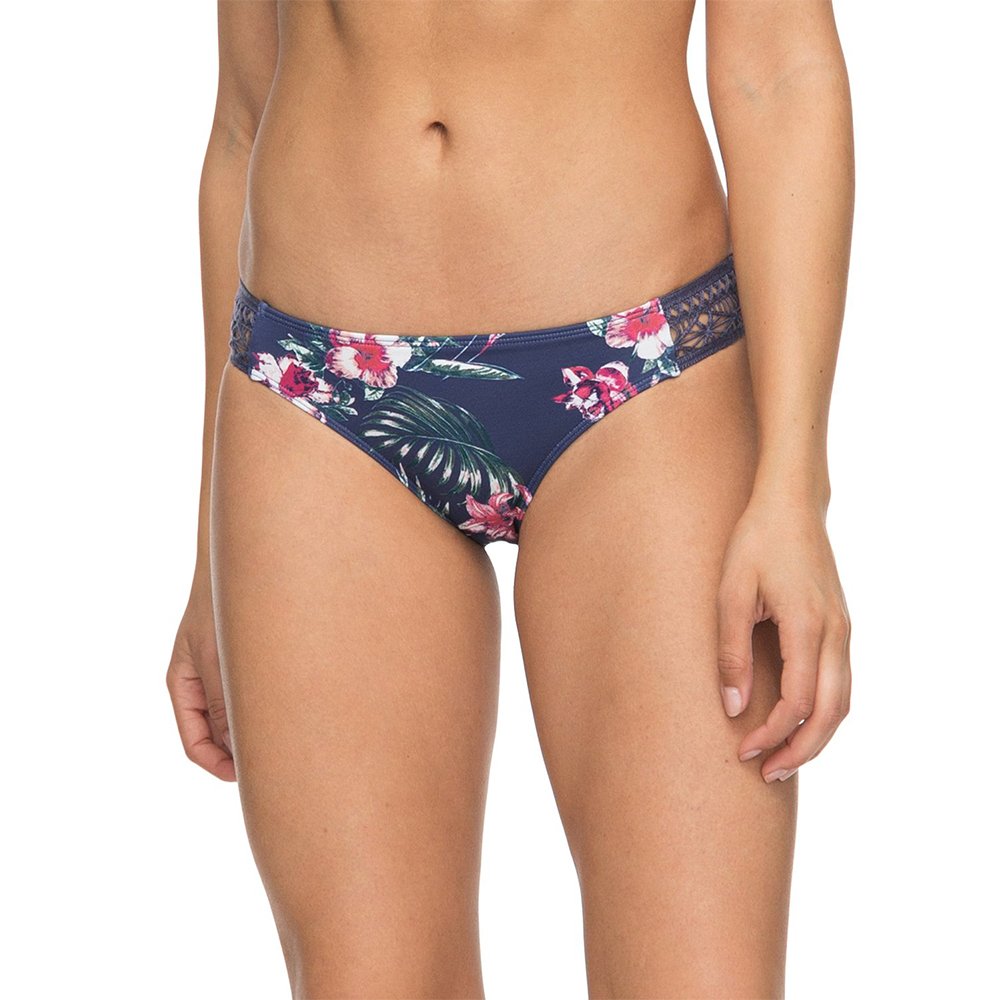 Roxy Women's Cheeky Low-Rise Bikini Bottom – UPF 50+, Quick Dry, Stretch Swimwear for Beach, Poolside, Surf, Swim, Resort Wear, Indigo, Medium — view 70
