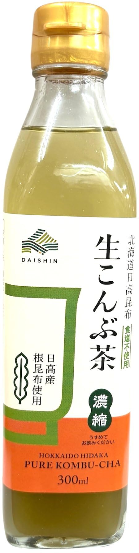 Amazon.co.jp: ダイシン 北海道日高昆布 生こんぶ茶 300ml 濃縮タイプ
