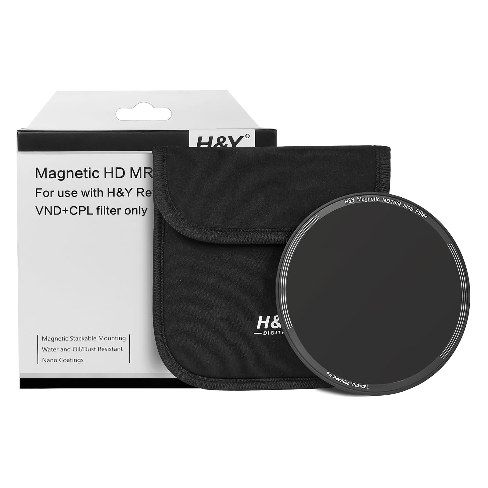 Amazon | H&Y NDフィルター ND16 for REVORING 67-82mm レボリング用 
