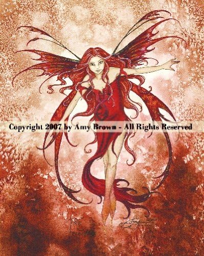 Fire Element Amy Brown Ceramic Sensations Tile