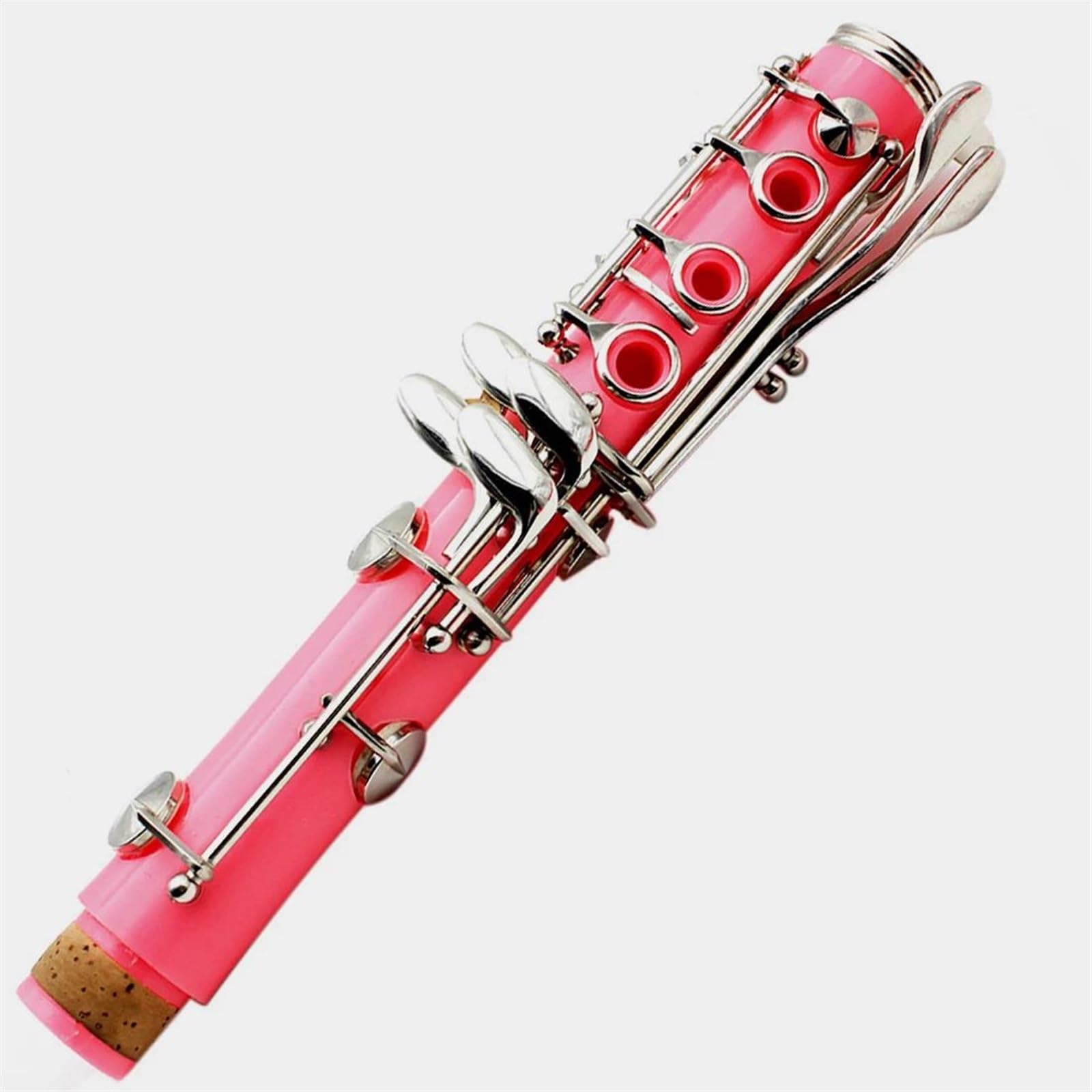 Buffet Clarinetto Rosa In Si Bemolle Per Principianti Clarinetto Per Orchestre Scolastiche Adulti Con Supporto In Conchiglia Rigida Guanti Parte(Clarinet)