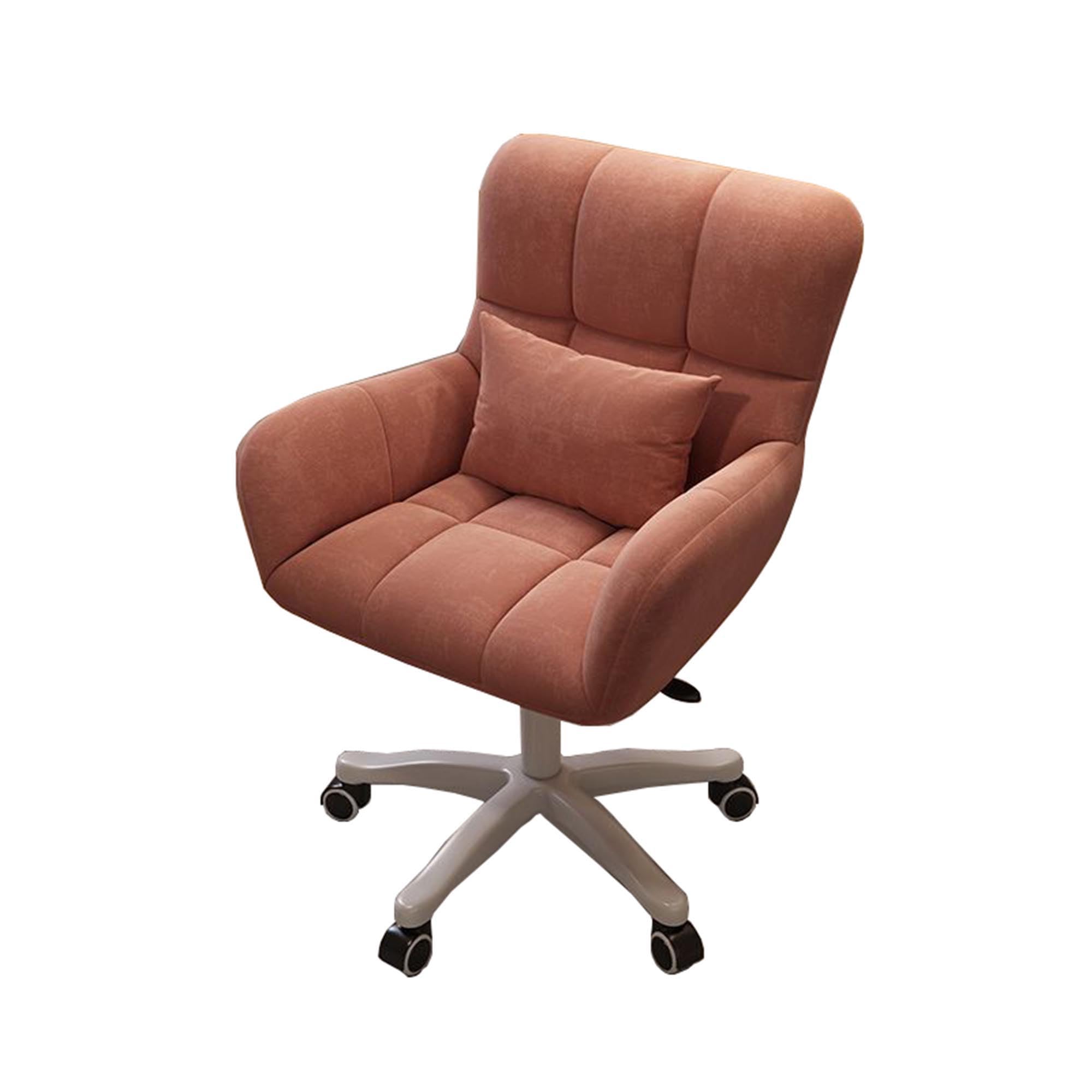 Chaise de bureau pivotante à 360° réglable en hauteur avec accoudoirs