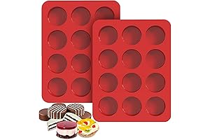 SILIVO Chocolate Cookie Molds for Baking