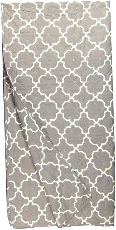 Lava Pillows Decorative Bedspread Trellis Mist Microfiber King Set Grey