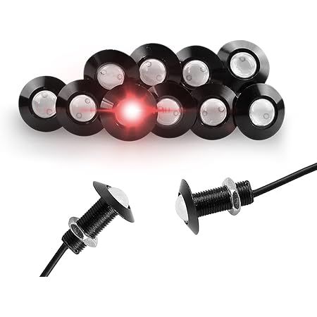 10x Red Eagle Eye LED Daytime Running DRL Car Rock Strobe Lamp Tail