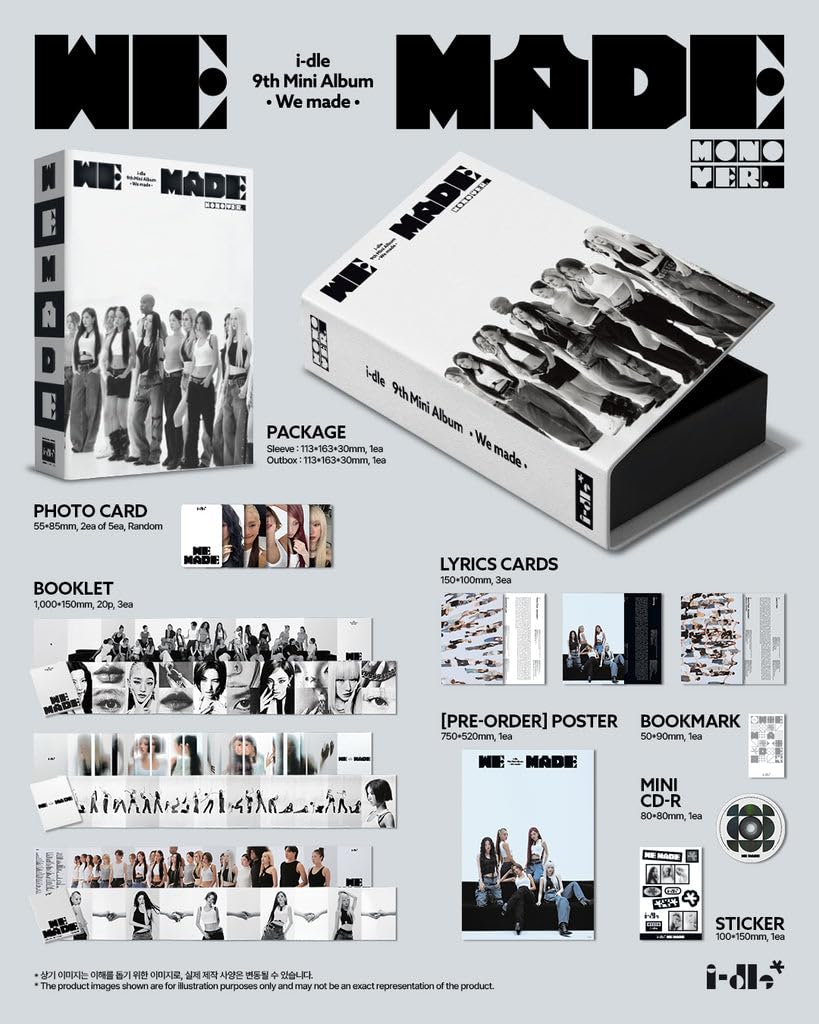 Amazon.co.jp: アイドゥル i-dle We Made [Mono Ver.] 9thミニアルバム
