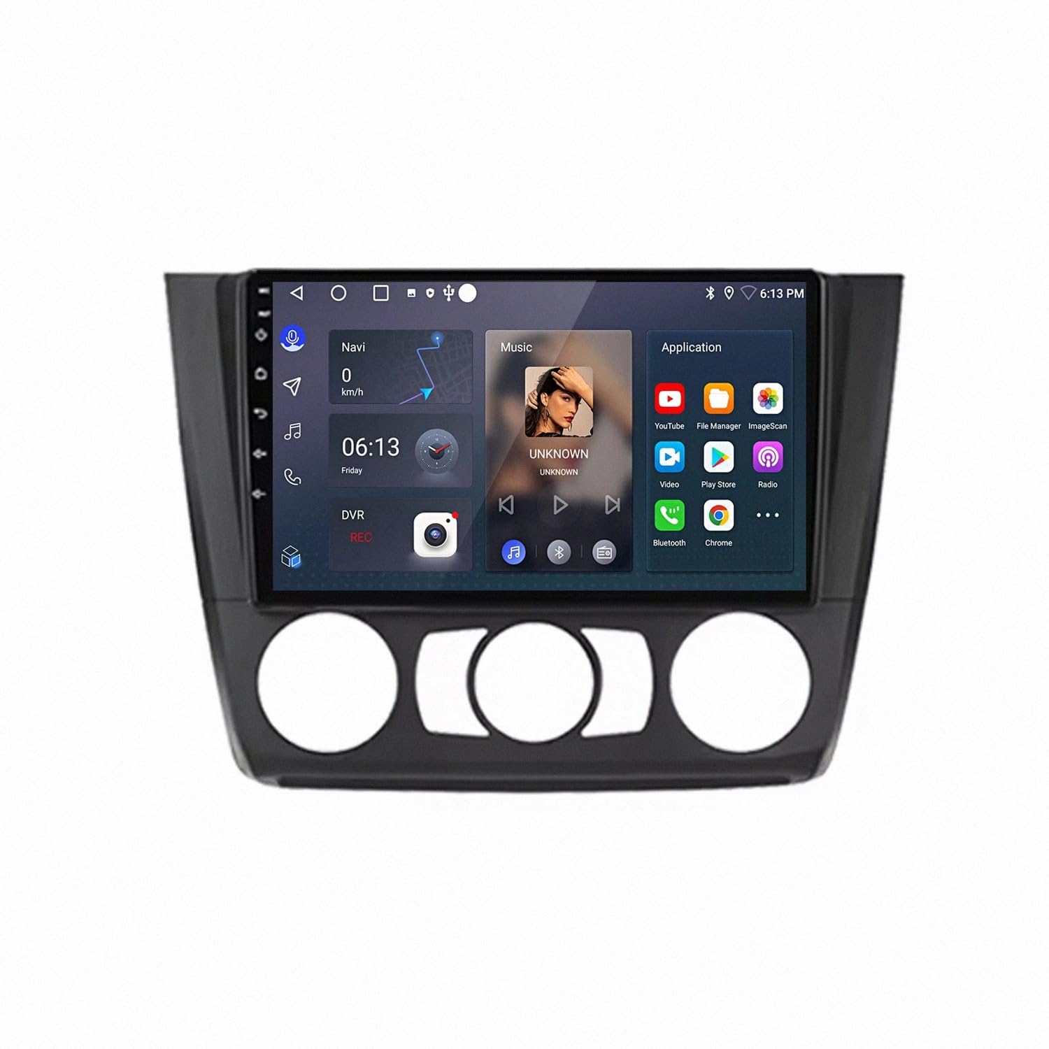 Navegador GPS para BMW Serie 1 E87 E81 E82 E88 pantalla táctil con mapas Europa 2004-2011 8