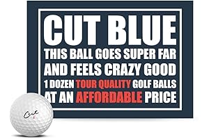Cut Blue Golf Balls: 4-Piece Urethane for Sharper Strokes
