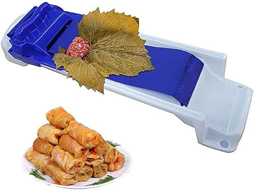 Dolma Sarma Sushi Rolling Machine - Vegetable Meat Rolling Tool Dolmer Magic Roller Stuffed Grape Cabbage Leave Grape Leaf Machine Moedor De Carne