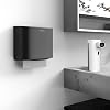 interhasa! Commercial Paper Towel Dispenser Wall Mounted, Hand Towel Dispenser Large Capacity Tissue Box C-Fold Paper Towel Holder (Black)