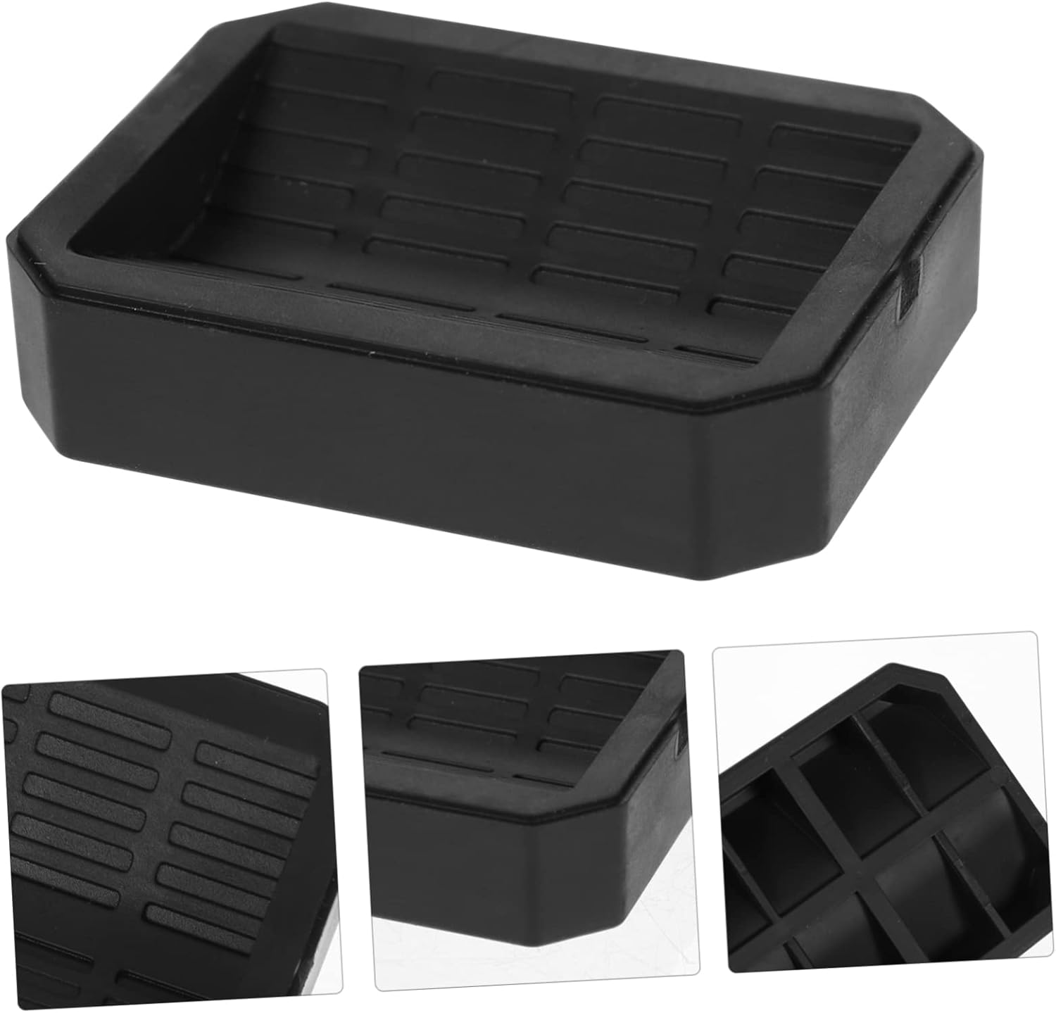 8pcs Silicone Wheel Stopper Pads Non-Slip Caster Cups for Furniture Wheel Stops for Chairs Beds