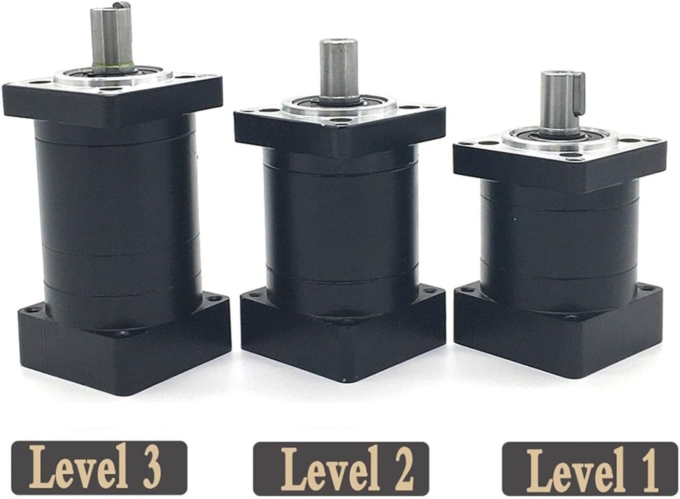 Nema 34 Planetary Gearbox Gear 86mm Speed Ratio 3:1 5:1 10:1-216 Input 1/2 Inch 12.7/14mm Nema34 Stepper Motor Reducer Step-Down(Ratio 15 to 1,14 Input 16 Output)